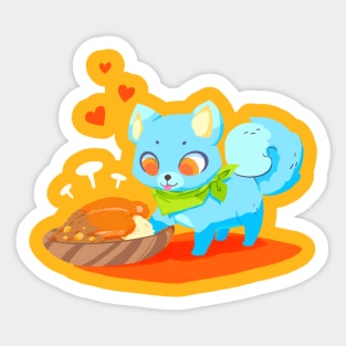 Pup's Cutlet Curry Sticker